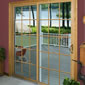 Sliding Glass Door with Wood Look