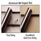 Aluminum Bat Test on Ordinary Siding and Brennan Exteriors's Siding System